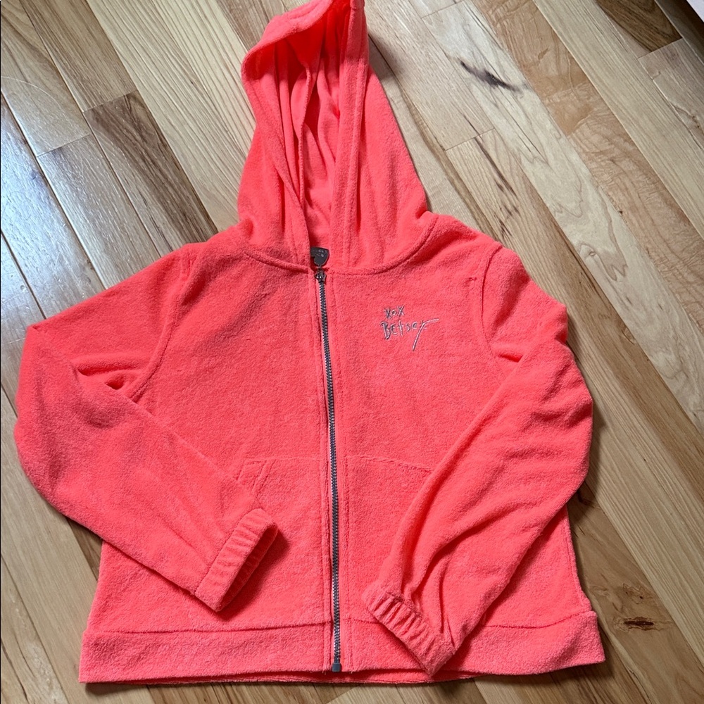 Betsey Johnson Vibrant Coral Kids Hoodie